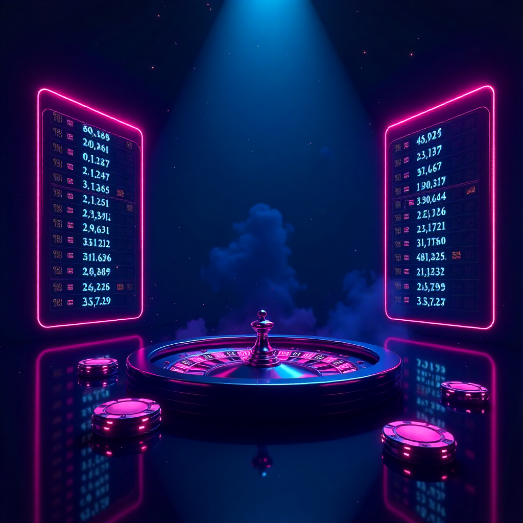 online casino and sports betting, dark background, neon accents, sport and gambling elements, modern web banner